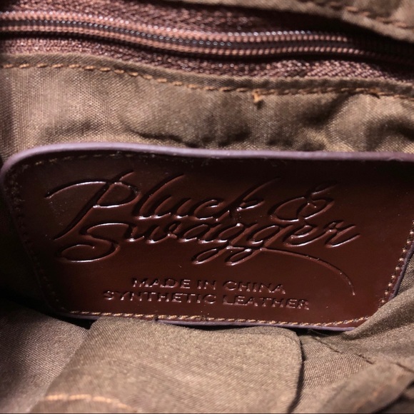 Pluck and Swagger “Amy” Ostrich Print Cross Body Purse - Picture 4 of 5